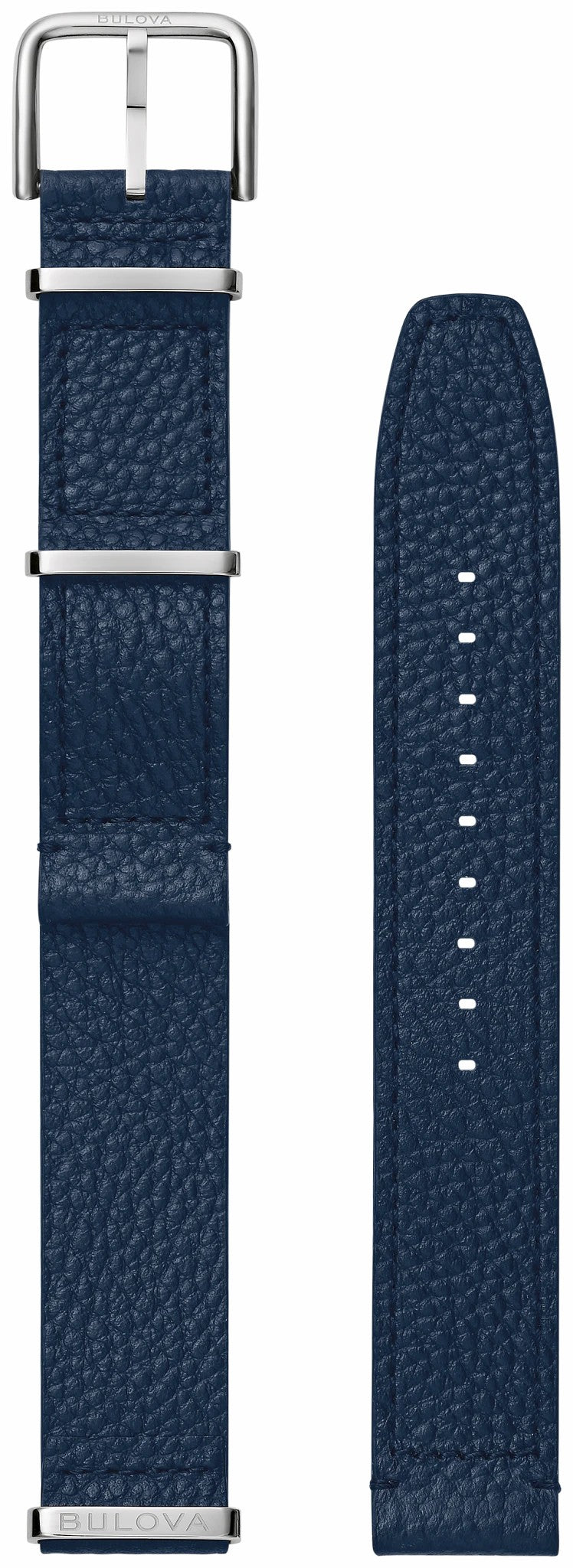 Navy Leather Strap - Bulova Recommended