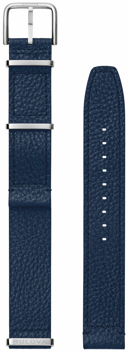 Navy Leather Strap - Bulova Recommended