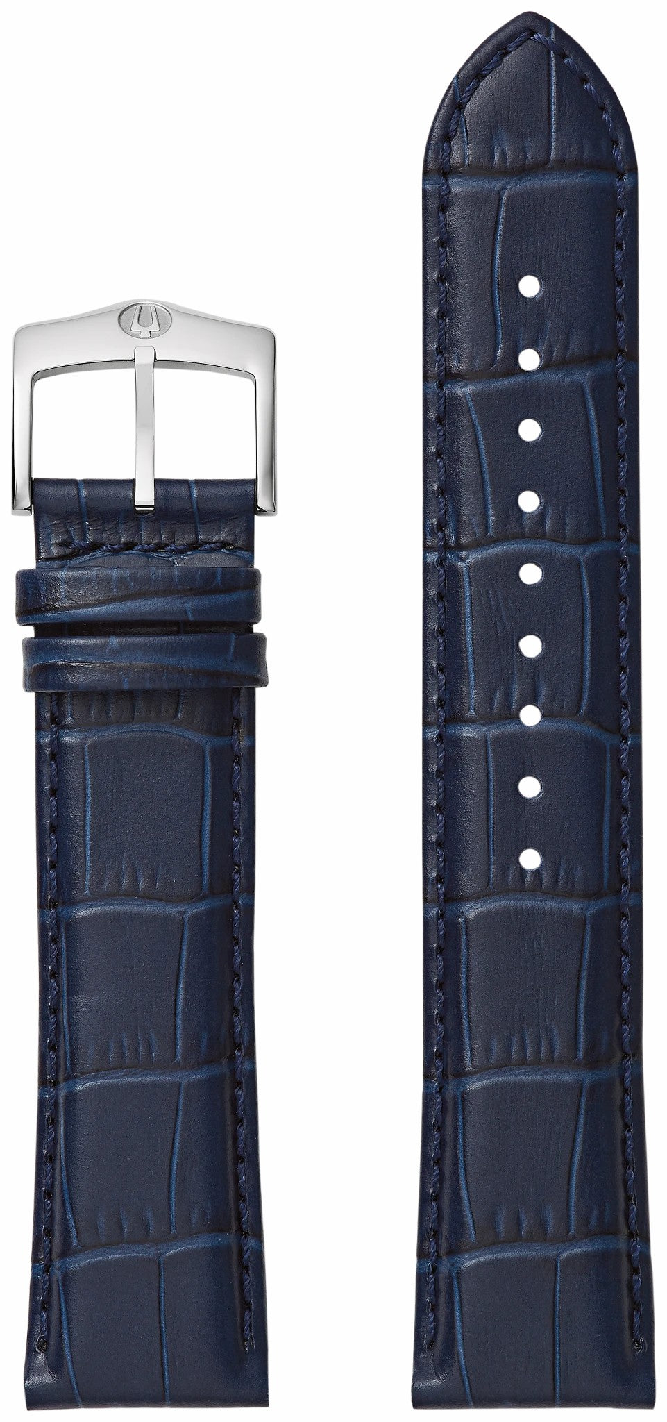 Navy Leather Strap - Bulova Exclusive