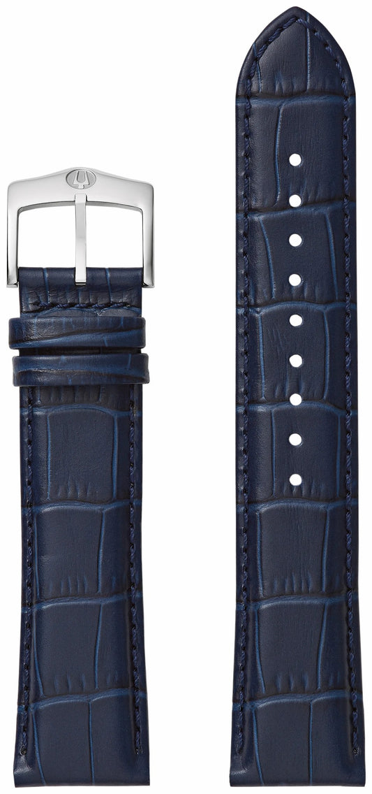 Navy Leather Strap - Bulova Exclusive