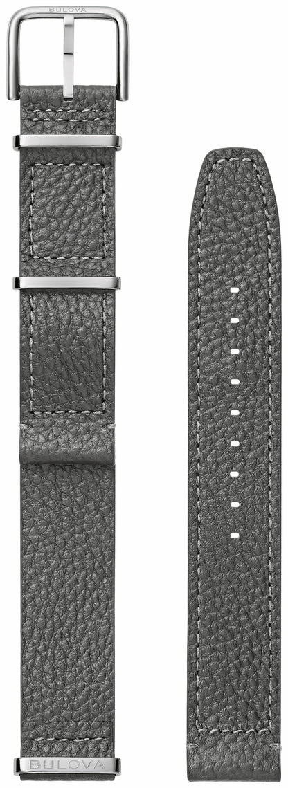 Gray Leather Strap - Bulova Trending