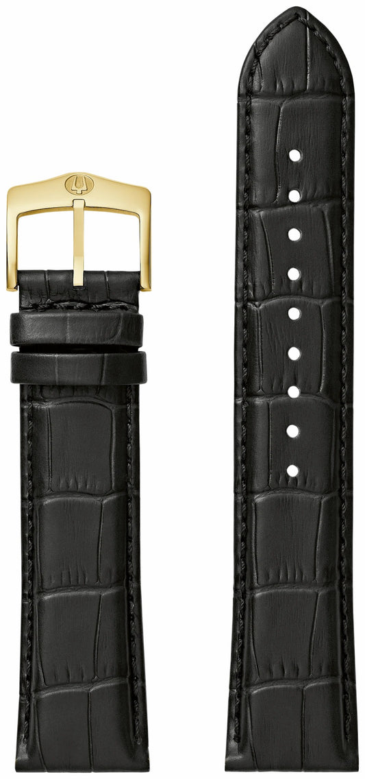 Black Leather Strap - Bulova Exclusive