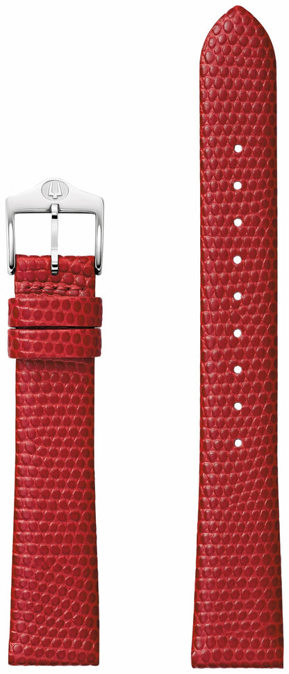 Red Leather Strap - Bulova Signature