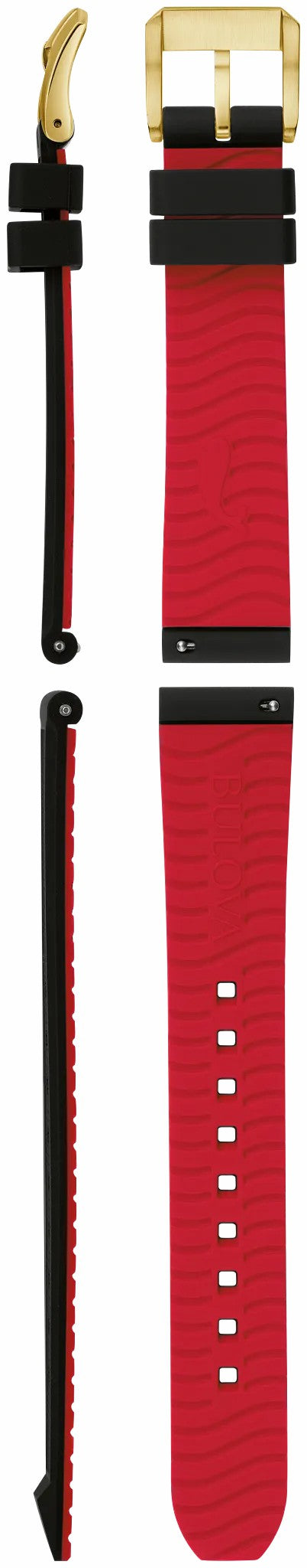 Black Silicone Strap - Bulova Exclusive
