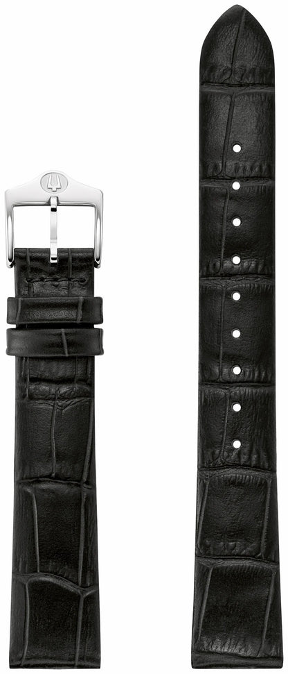 Black Leather Strap - Bulova Classic