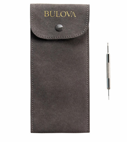 Black Leather Strap - Bulova Classic